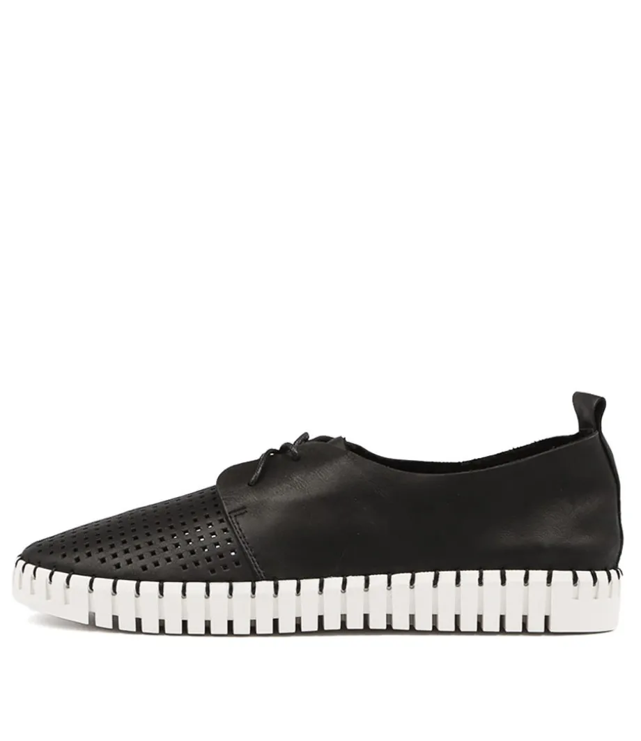 Huston Black Leather