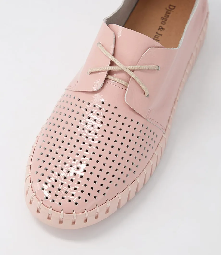 Huston Pink Patent Leather Sneakers