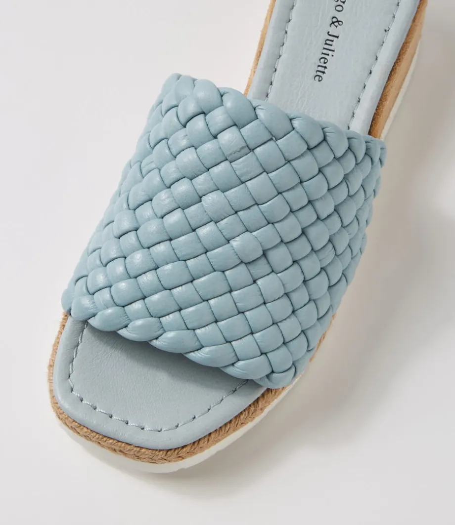 Idalis Denim Leather Sandals