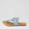 Jacona Denim Leather Slides