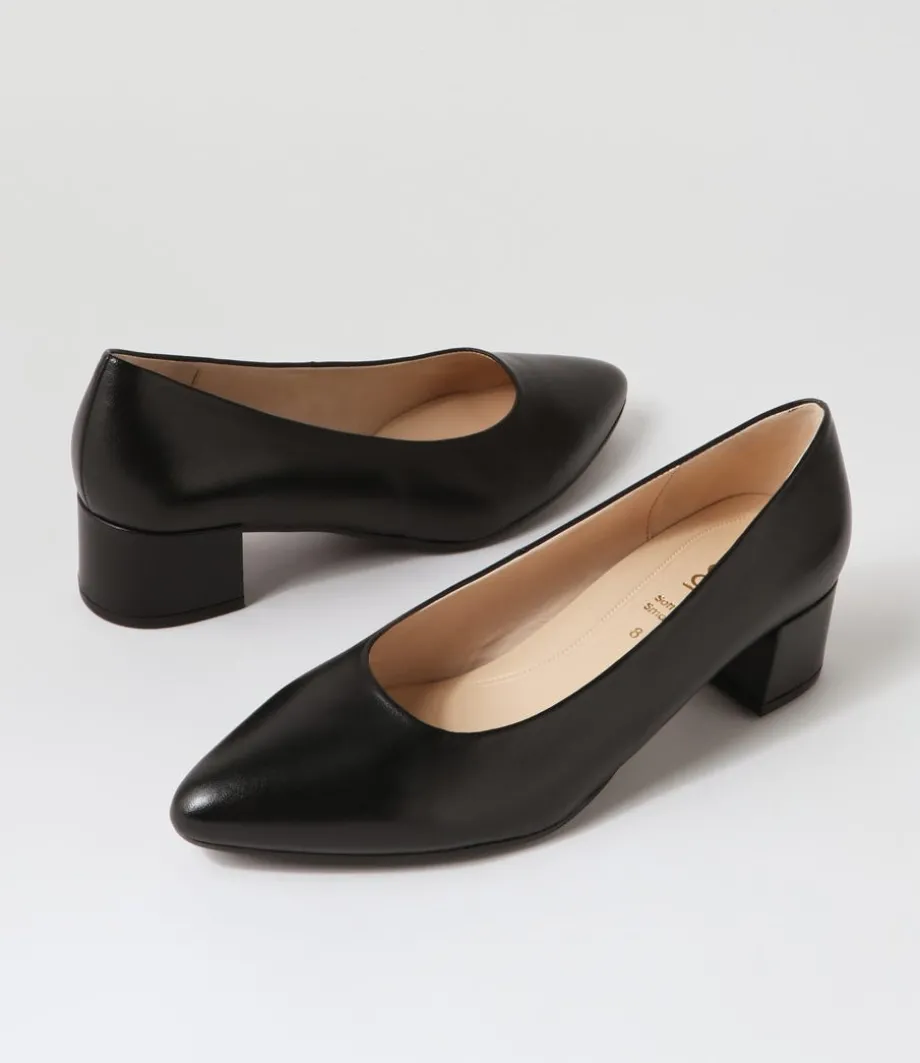 Kaja Schwartz Leather Heels