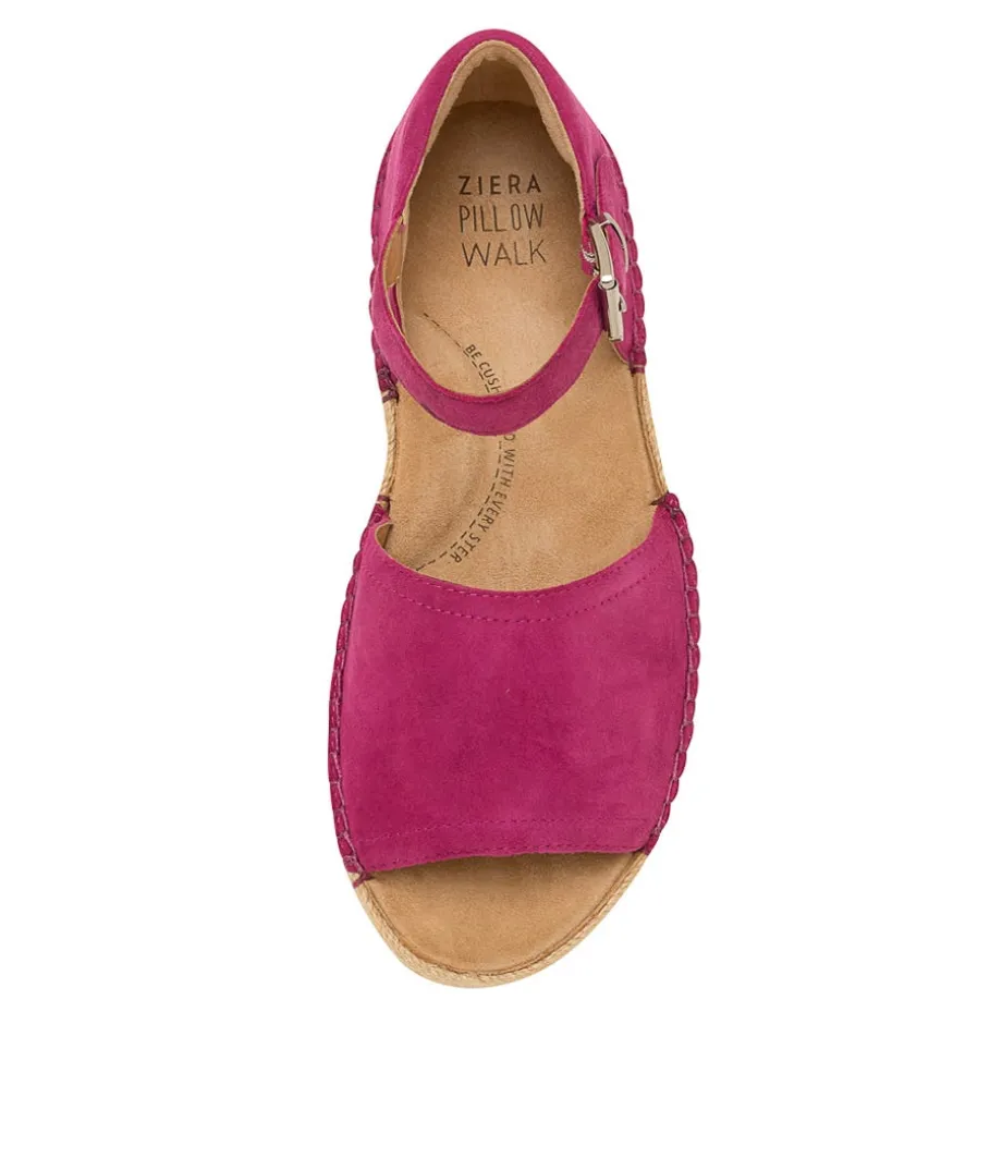 Kaylie W Fuchsia Suede