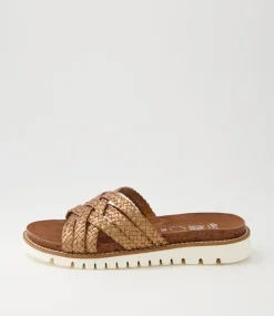 Kent Sport S 20 Whiskey Tan Leather Sandals
