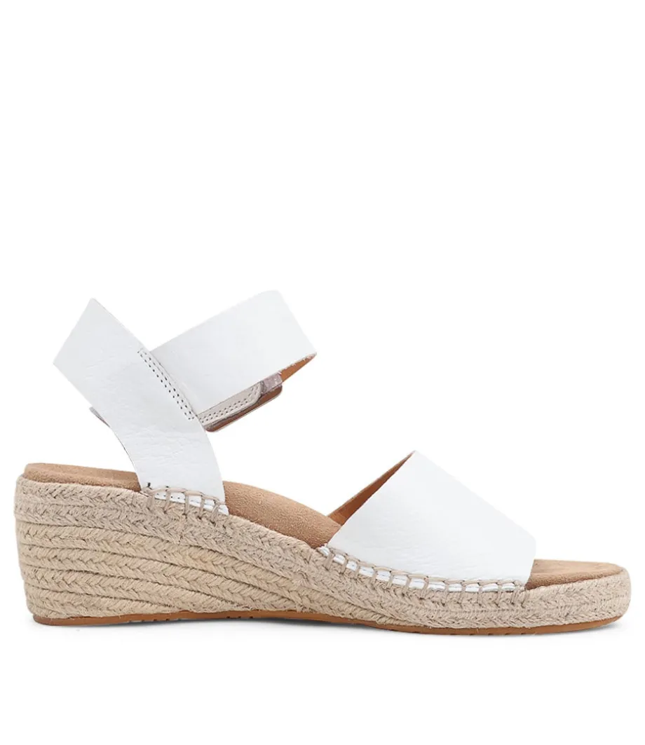Kraig Xw White Leather Sandals
