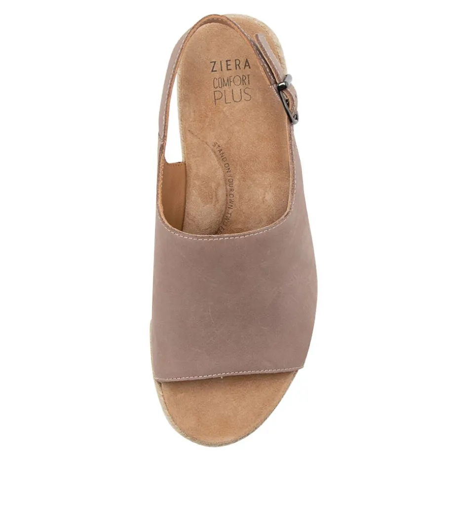 Kyrin Xw Taupe Leather Espadrilles