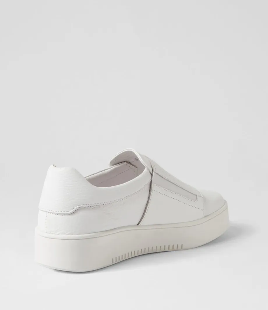 Laroon White Leather Sneakers