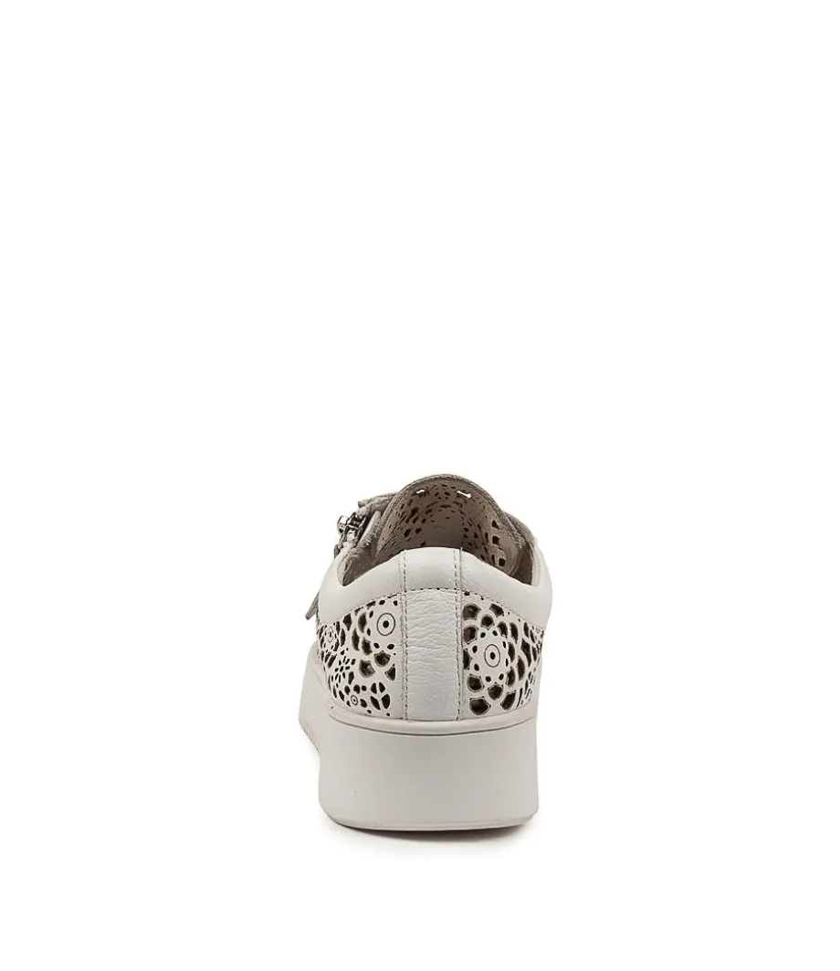 Leitha White Leather