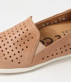 Liana W Cafe Leather Loafers