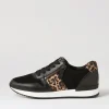 Madison Black Leather Sneakers