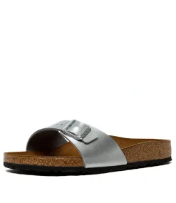 Madrid Bk Metallic Silver Birkoflor