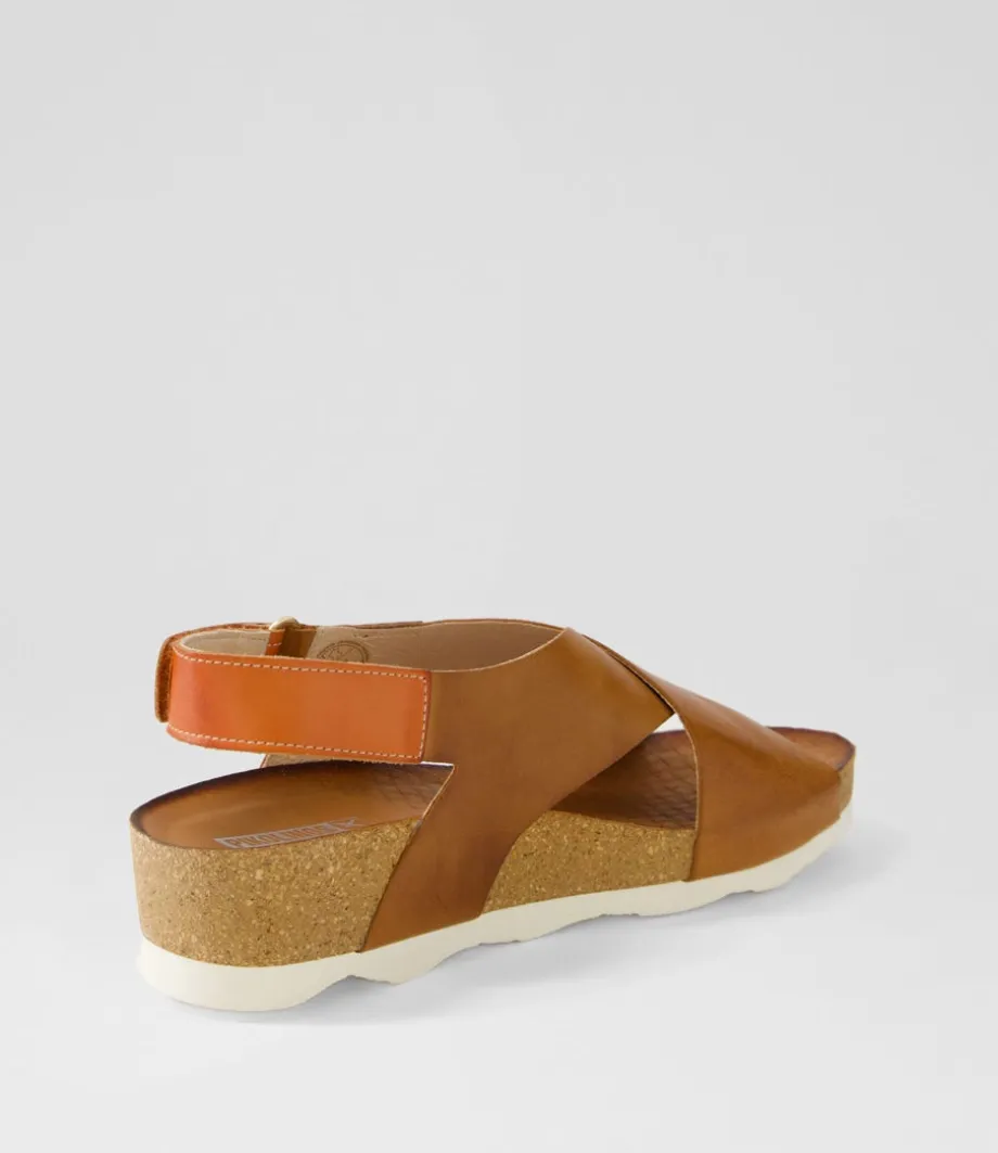 Mahon 12 Brandy Leather Sandals