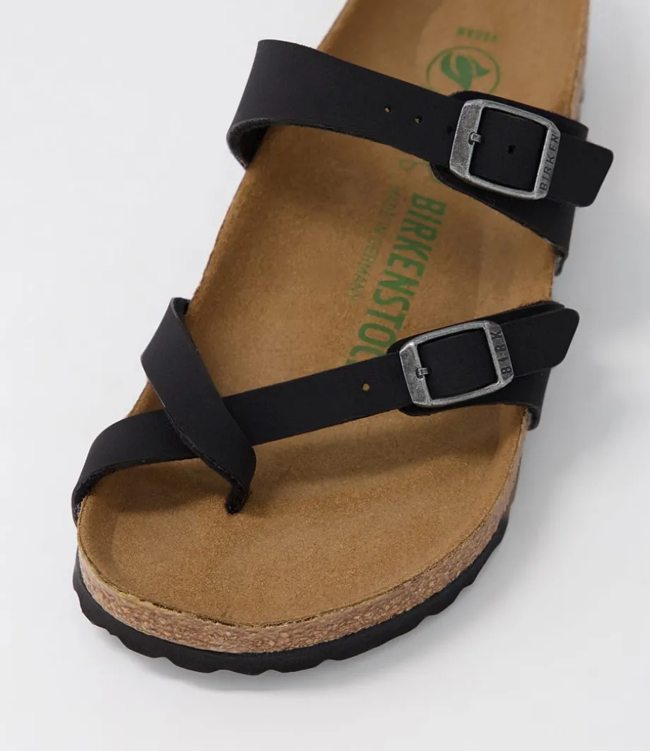 Mayari Vegan Black Burkibuc Slides