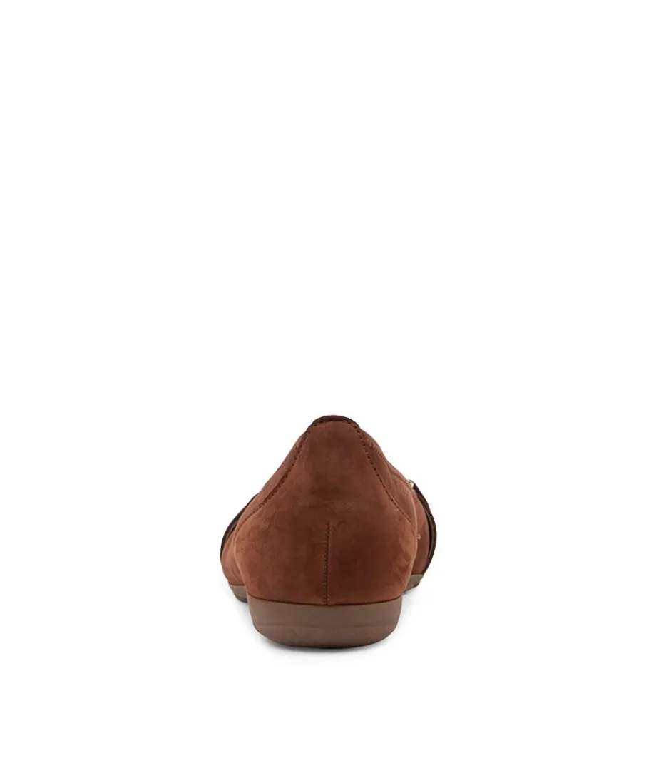 Mehr Kastanie Suede Ballet Flats