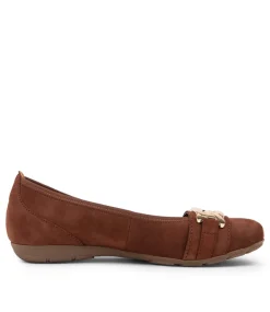Mehr Kastanie Suede Ballet Flats