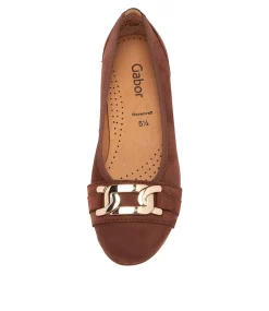 Mehr Kastanie Suede Ballet Flats