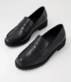 Metters W Black Leather Loafers