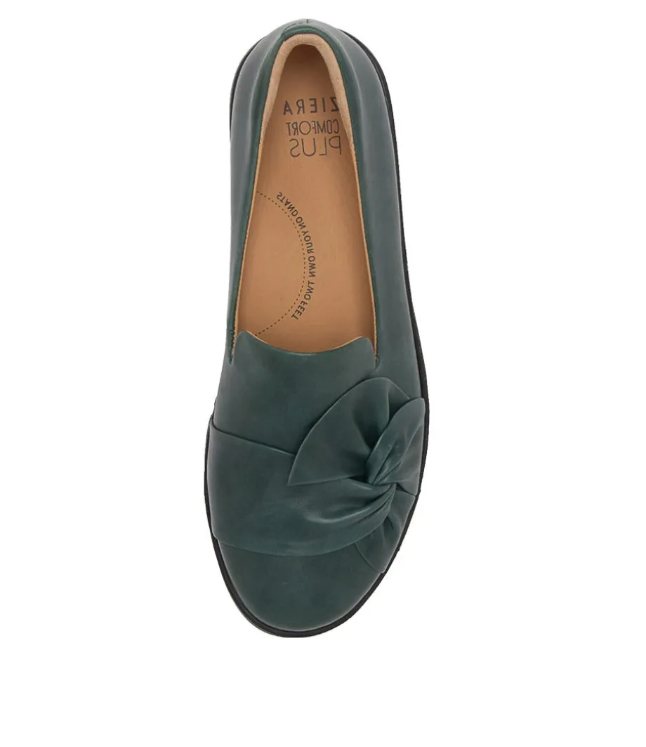 Miless W Emerald Leather Loafers