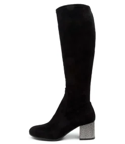 Nething Dj Black Pewter He Stretch Microsuede