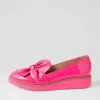 Oclem Hot Pink Patent Leather Loafers