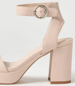 Oita Nude Leather Sandals