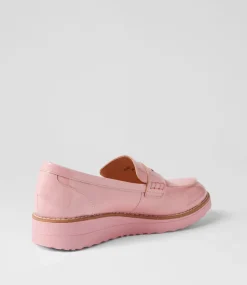 Oley Pink Patent Leather Loafers