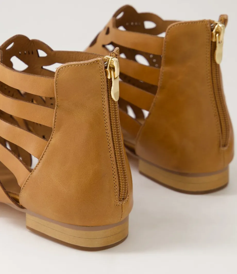 Palermo Tan Leather Sandals