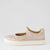 Pannah Xf Dusty Pink Rose Gold Leather Mary Janes