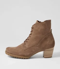 Petunia Muskat Suede Lace Up Boots
