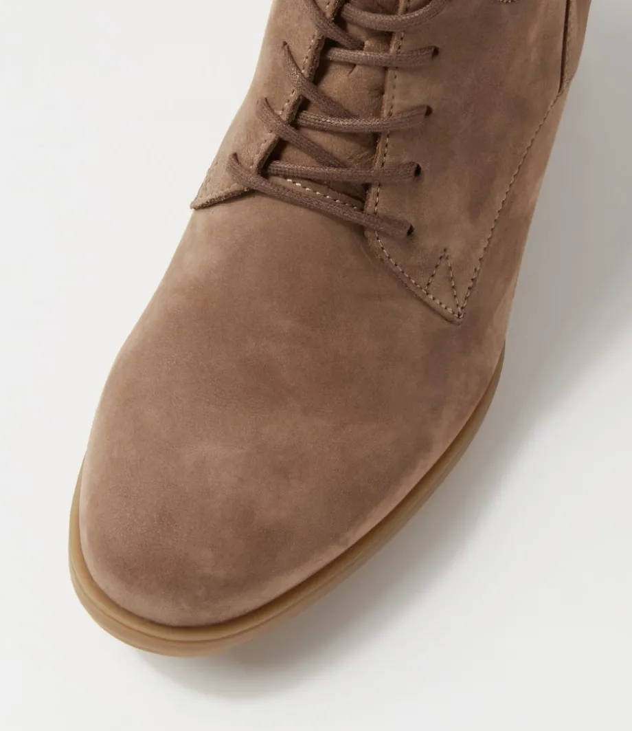 Petunia Muskat Suede Lace Up Boots