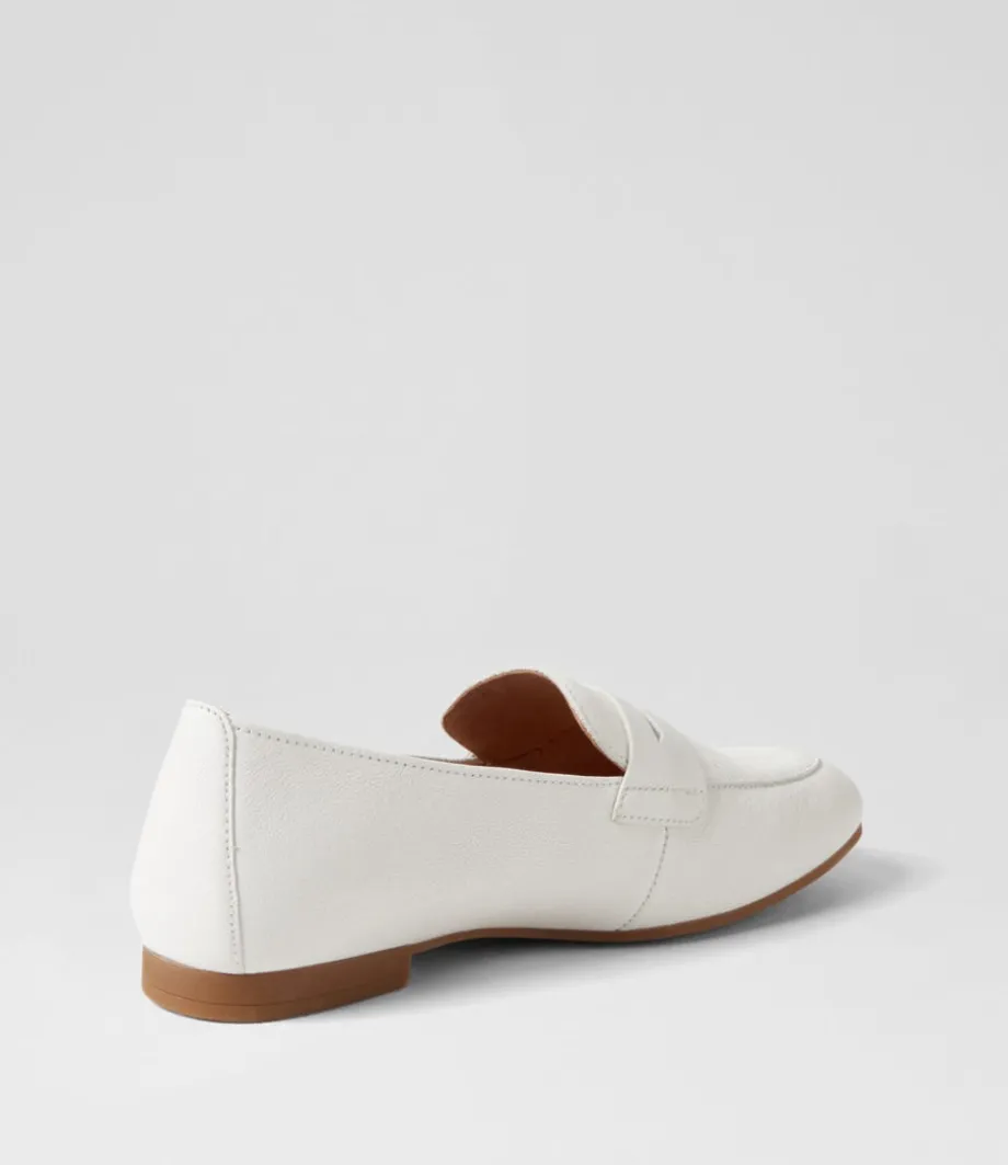 Phoebe Latte Leather Loafers