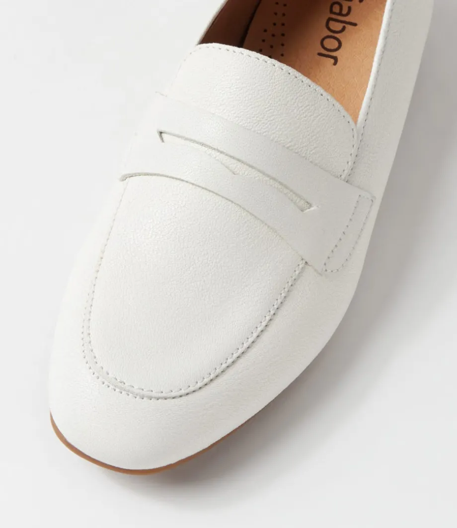 Phoebe Latte Leather Loafers