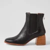 Played Black Natural Leather Chelsea Boots