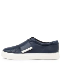 Poppies Xf Navy Leather Sneakers