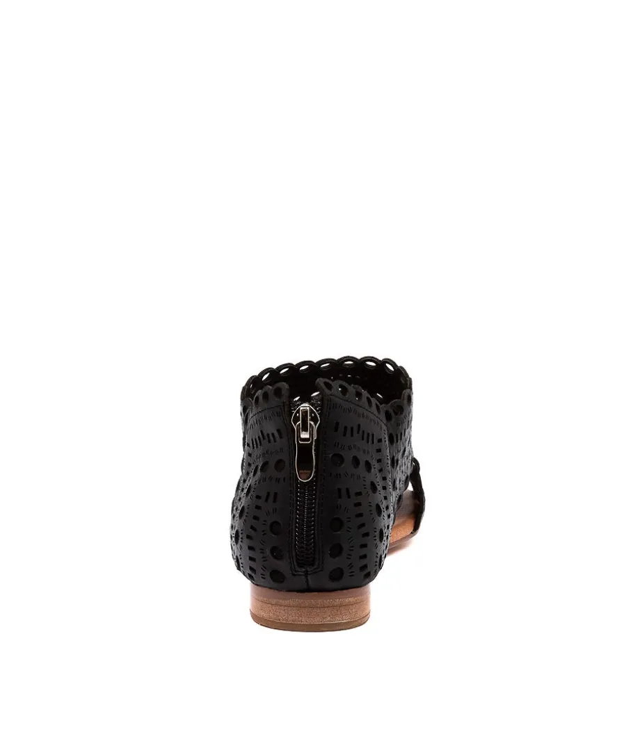 Powers Black Leather