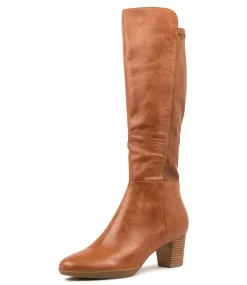Prisone Dj Cognac Leather Stretch Smooth