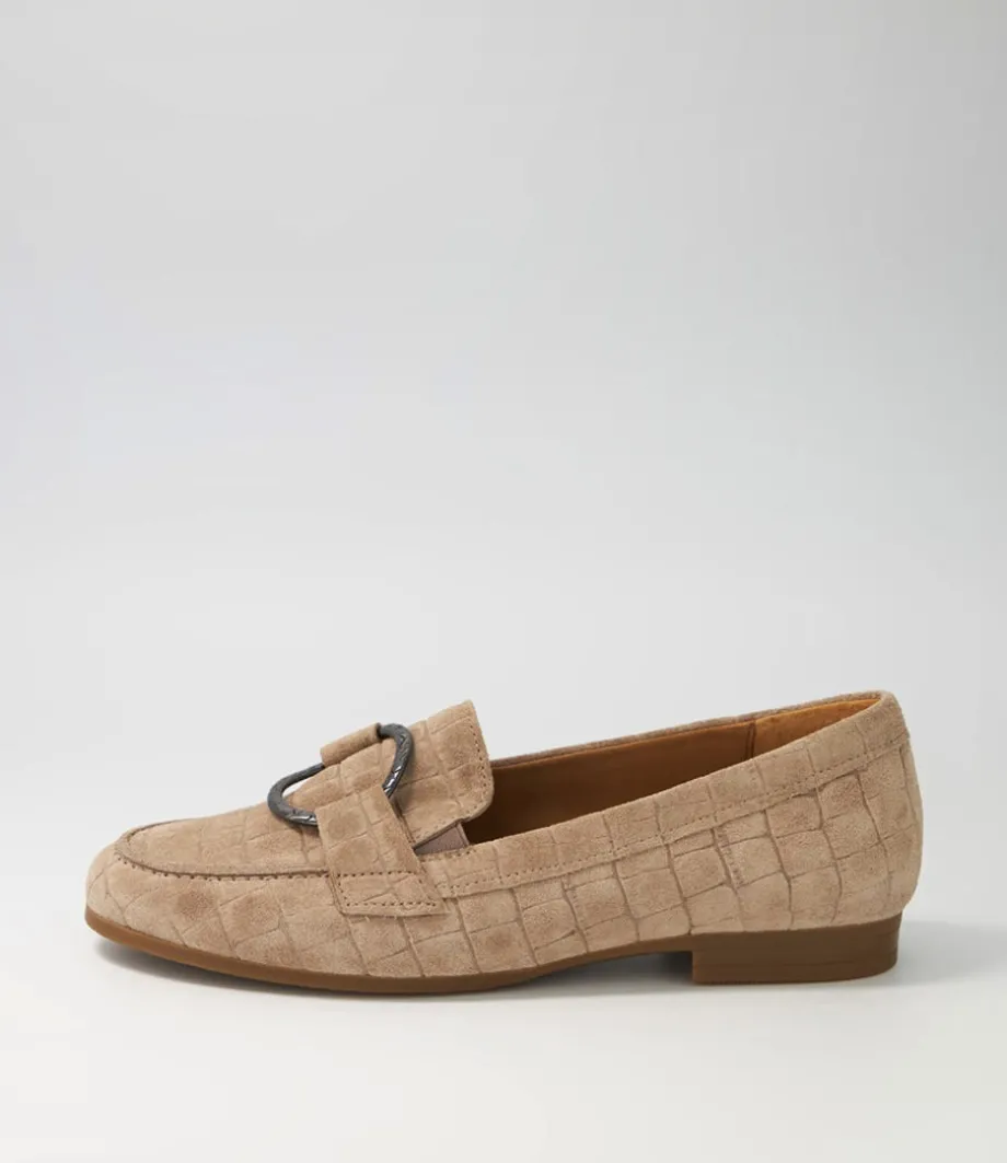 Quinn Silk Suede Brogues