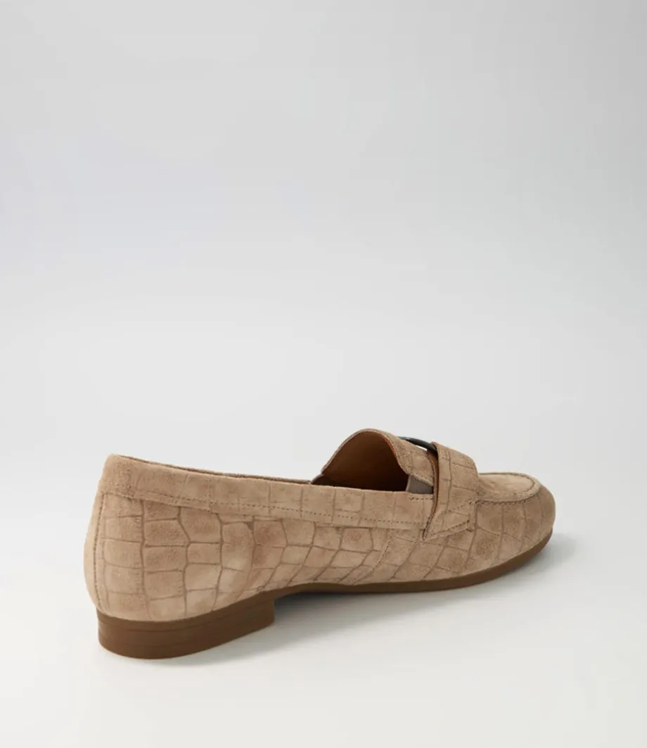 Quinn Silk Suede Brogues