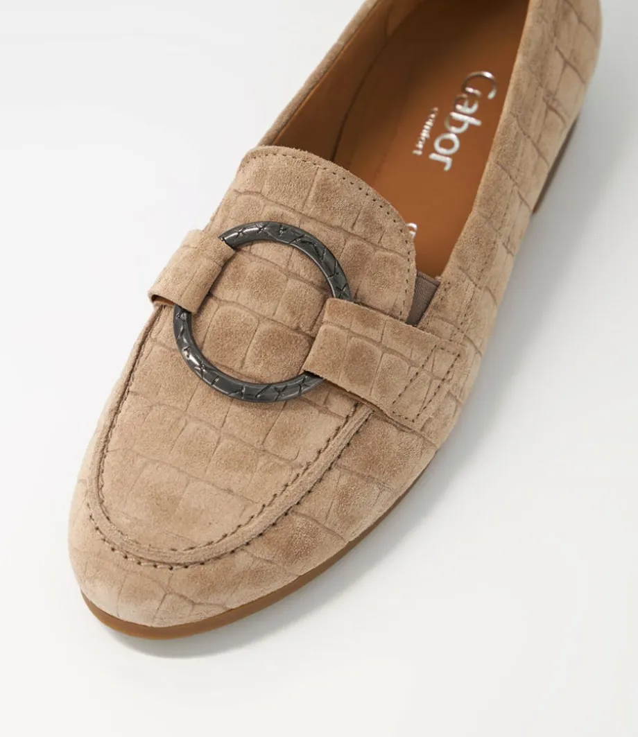 Quinn Silk Suede Brogues