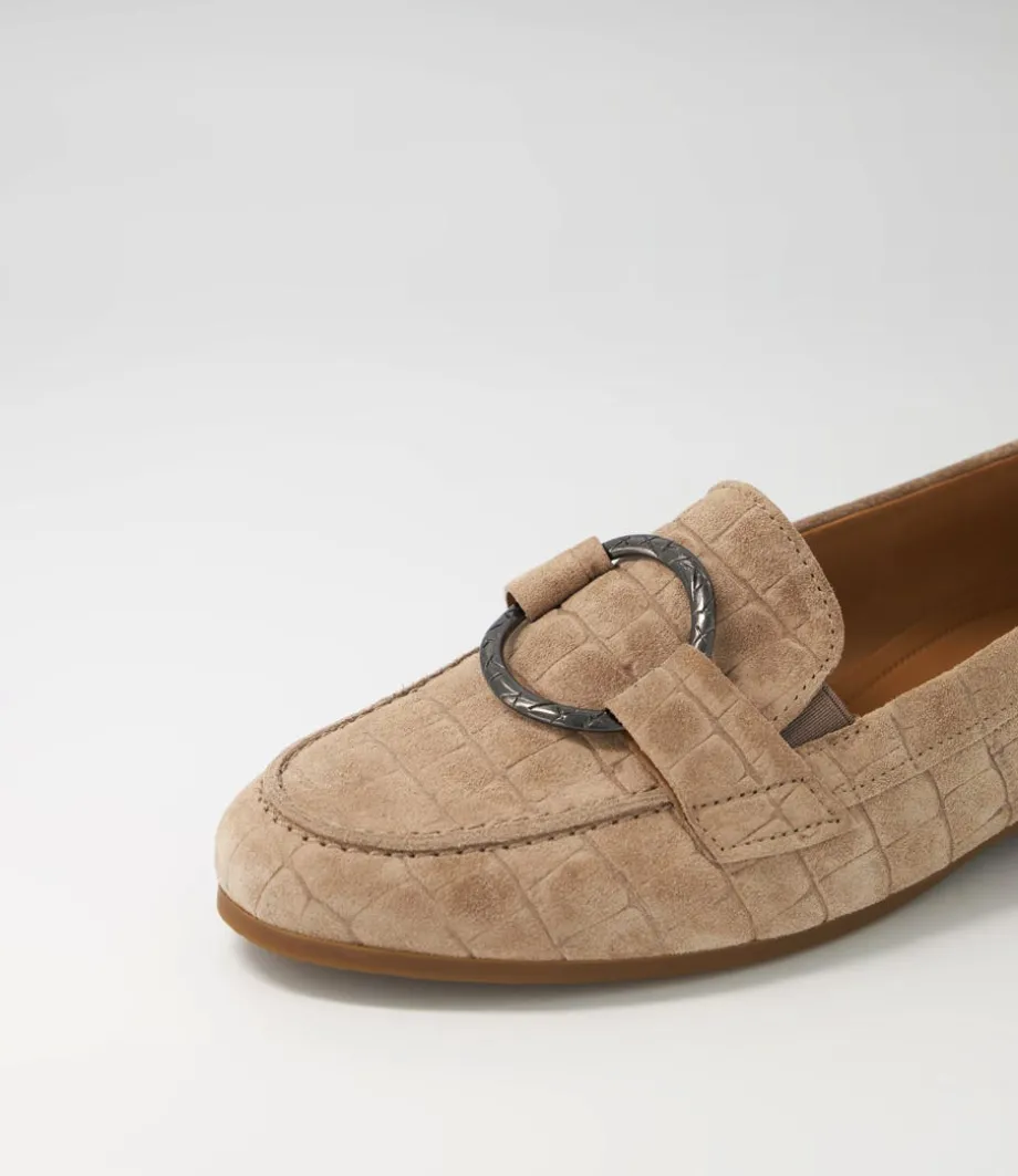 Quinn Silk Suede Brogues
