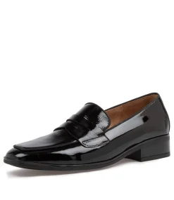 Rabke Schwarz Leather Loafers