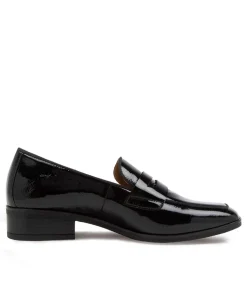 Rabke Schwarz Leather Loafers