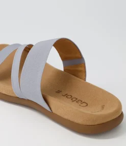 Rachie Aquamarin Elastic Sandals