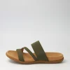 Rachie Olive Elastic Sandals