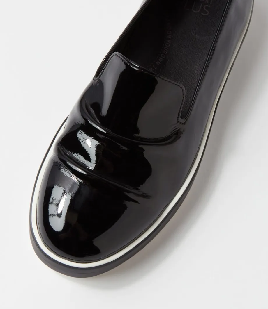 Raider W Black Patent Leather Loafers