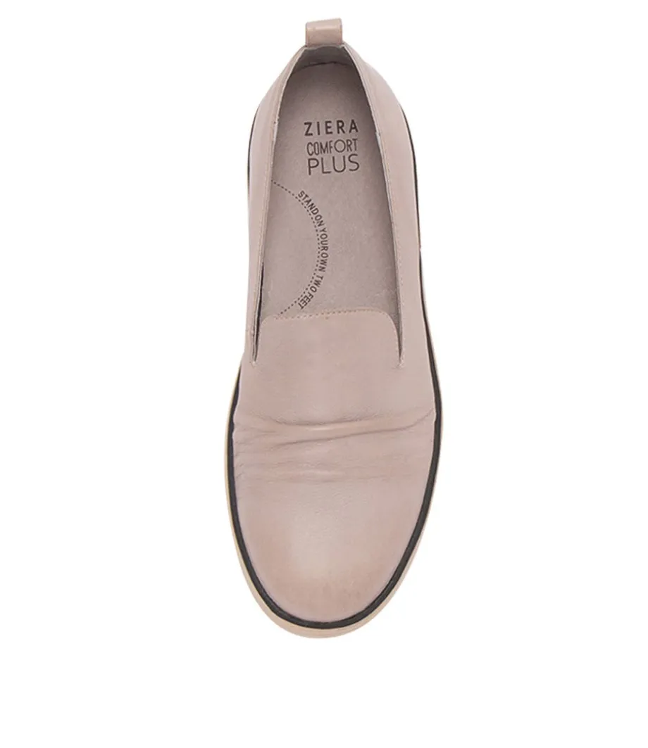Raider W Smoke Leather Flat Shoes