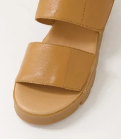 Rillow Tan Leather Sandals