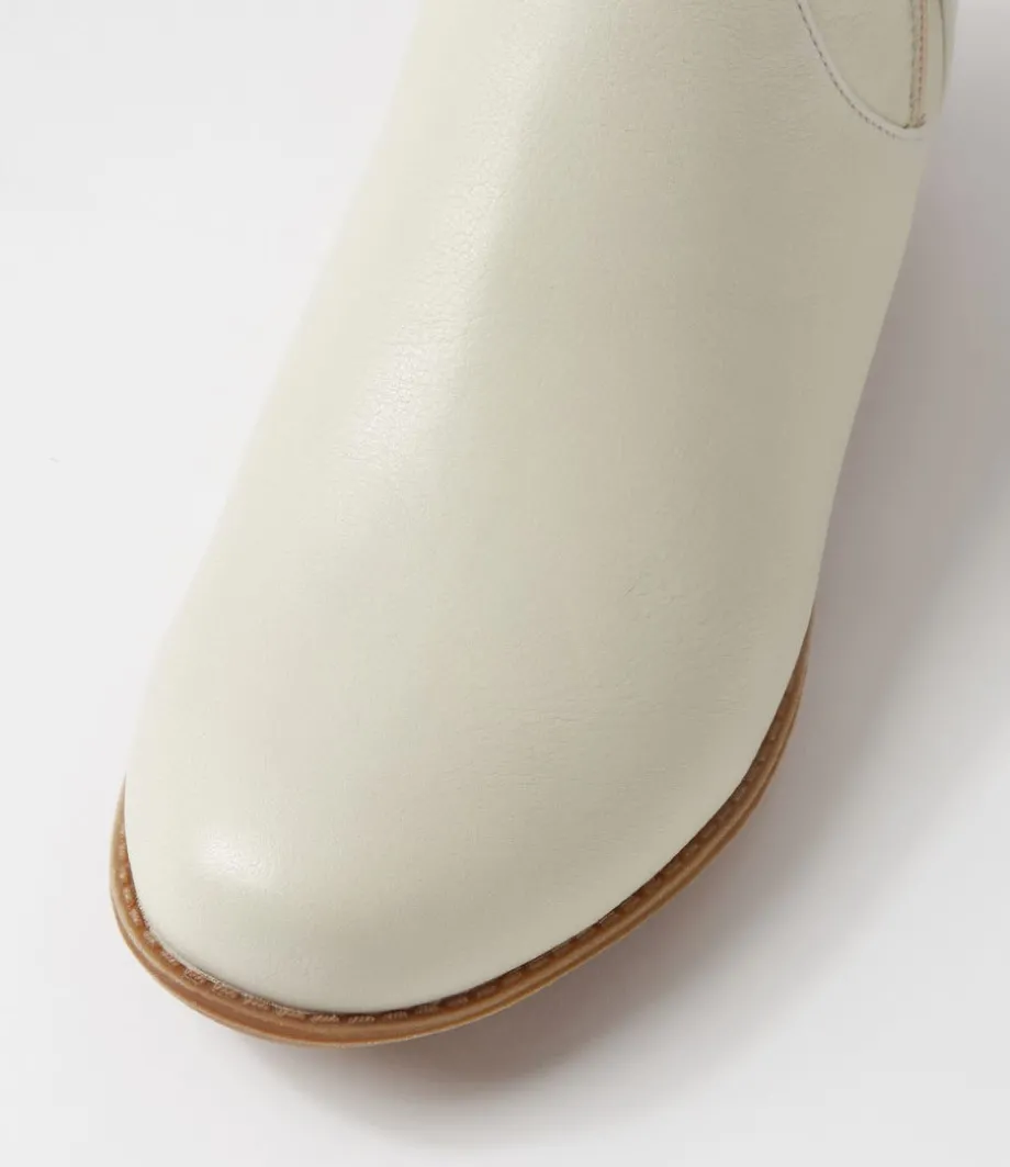 Rudo Almond Natural Leather Fur Calf Boots