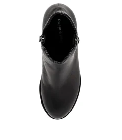 Shiannely Black Black Heel Leather