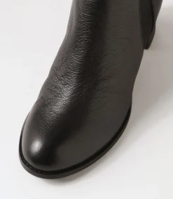 Shoko Black Leather Chelsea Boots
