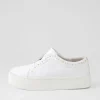 Synty White Leather Sneakers
